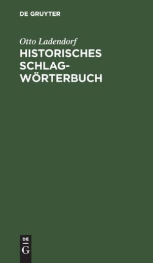 Historisches Schlagw?Rterbuch