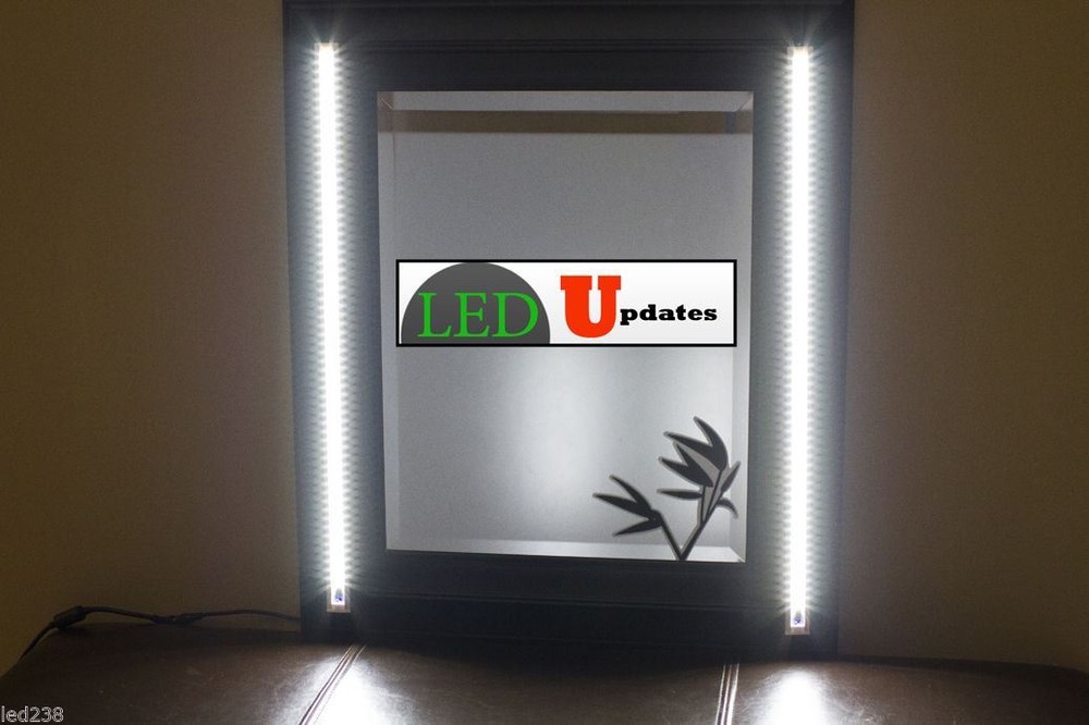 Makeup Mirror LED LIGHT for Vanity mirror Side light + Touch Switch + UL POWER