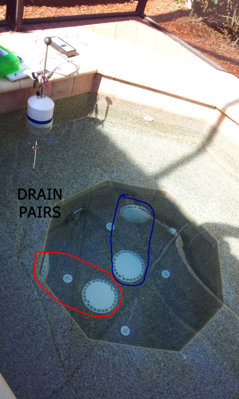 SWIMMING POOL BOTTOM DRAIN LEAK TESTER -SMALL