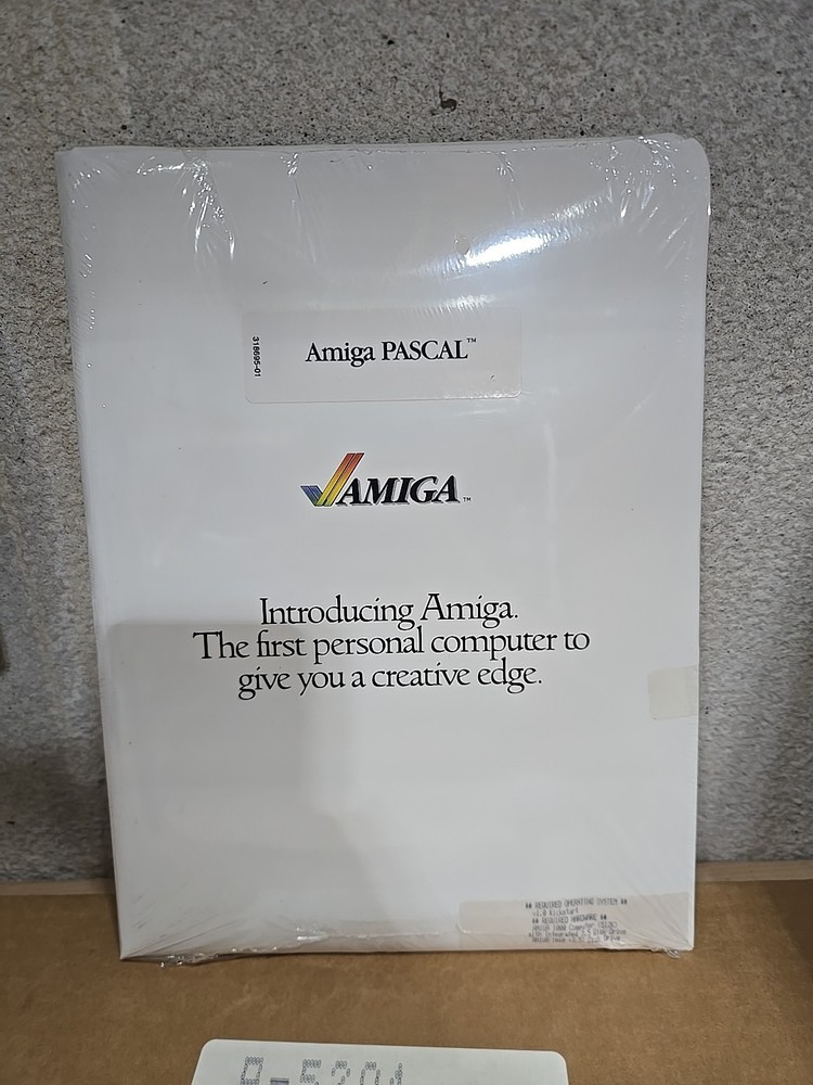 VINTAGE Amiga 1000 Computer Pascal Programming Software Sealed