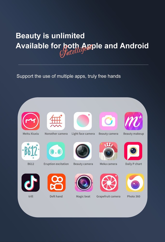 TOALLIN Automatic Face-Tracking Gimbal Remote Shutter Gesture & Remote Control