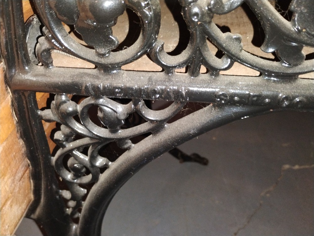 American SF Co. Student Desk #3 Cast Iron Base