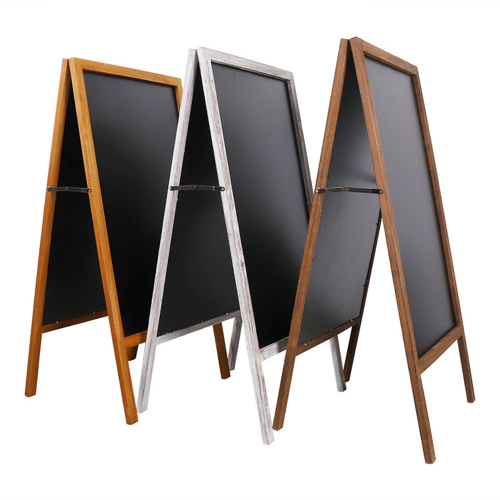 Magnetic Chalkboad Dual Side Sidewalk A Frame Sign Message Board Sandwich Board