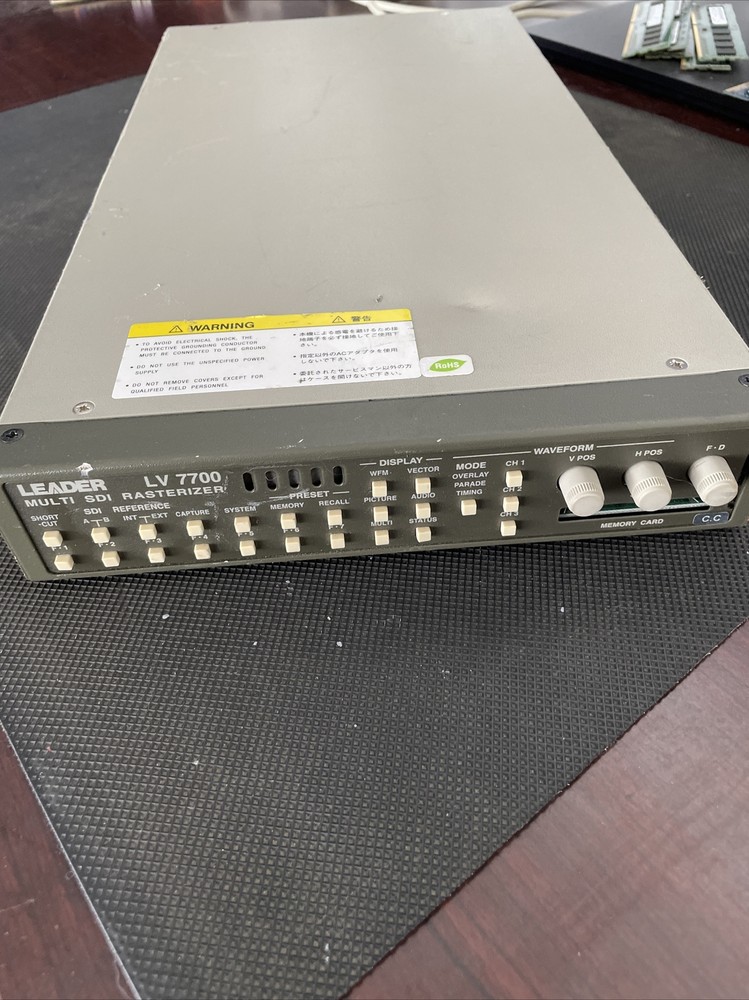 Leader LV-7700 Multi SDI Rasterizer