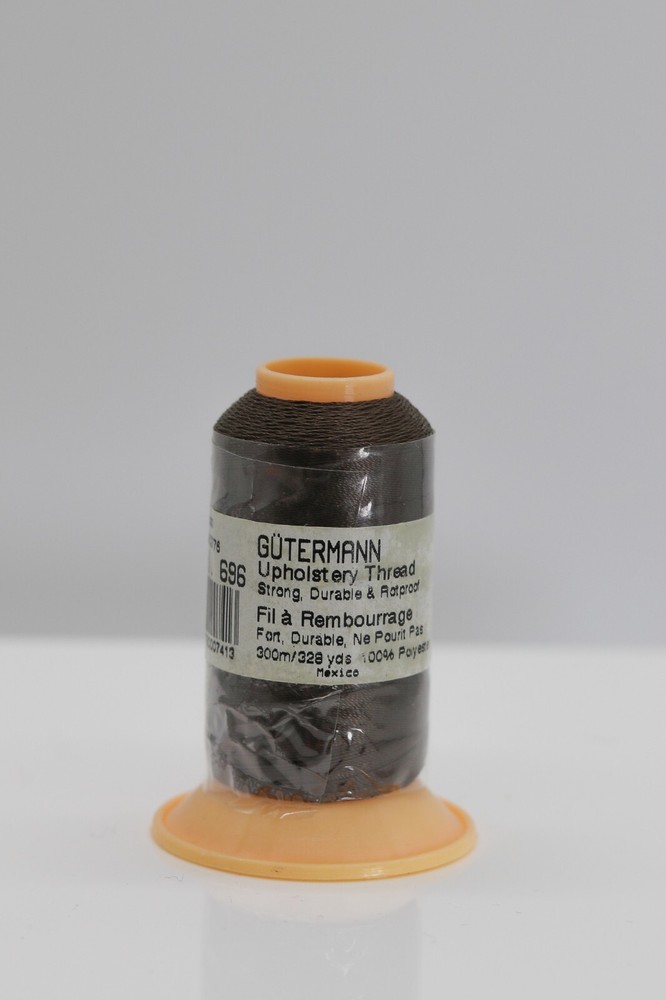 Gutermann Upholstery Thread 328 Yards 100% Polyester Rotproof # 696 Walnut