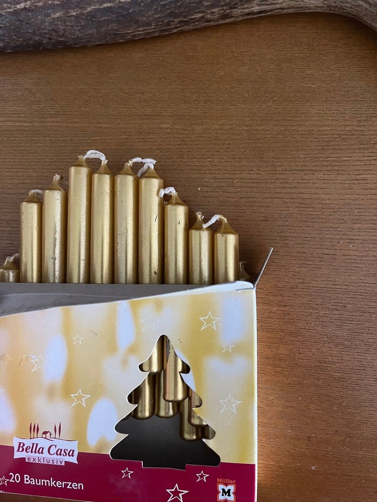 Gold Vintage Mini Candles