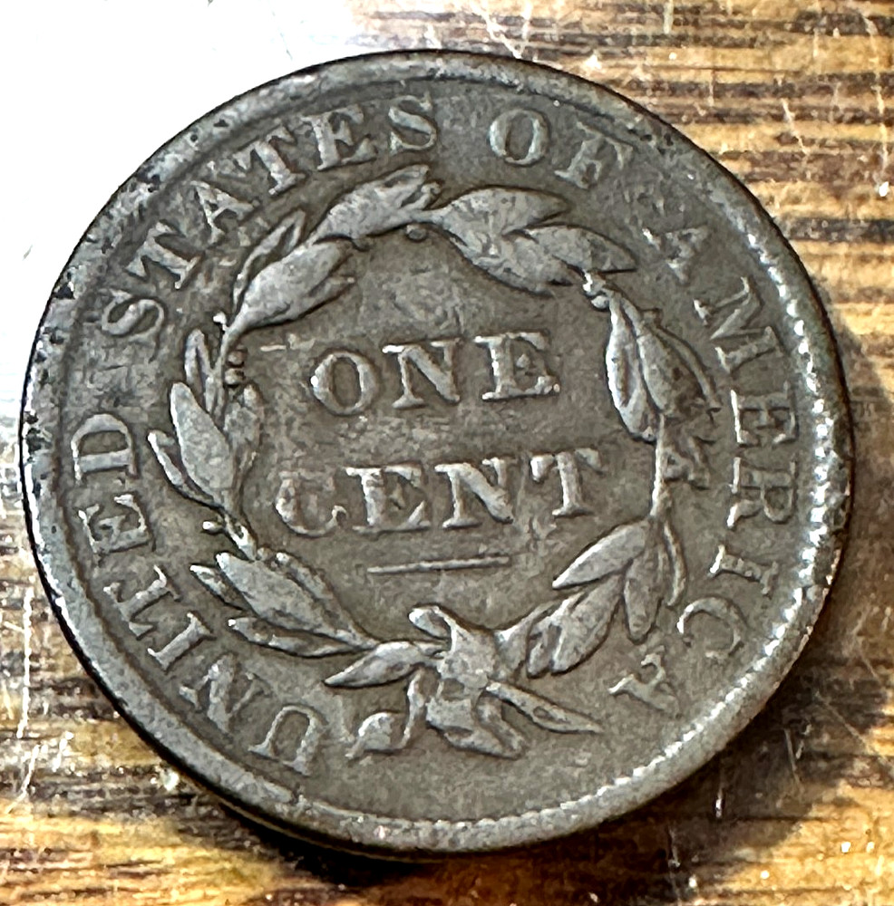 1836 Large Cent Nice Original Brown Fine CHRC