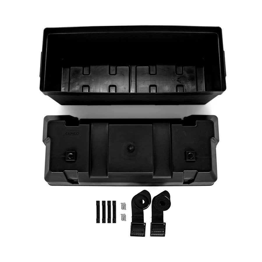 BATTERY BOX - DOUBLE END-TO-END (E/ CAMCO 55374  Expedited Shipping!