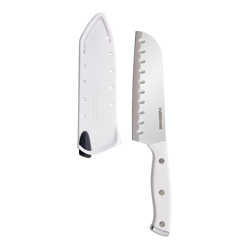 Farberware Edgekeeper Triple Riveted Santoku Self-Sharpening Blade Cover, Hig...