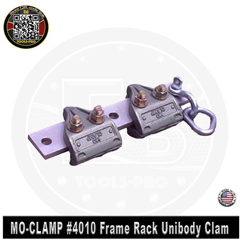 Mo-Clamp-4010 Frame Machine Rack Unibody Bolt Shackle & Loop 3 Way Pull Clamp
