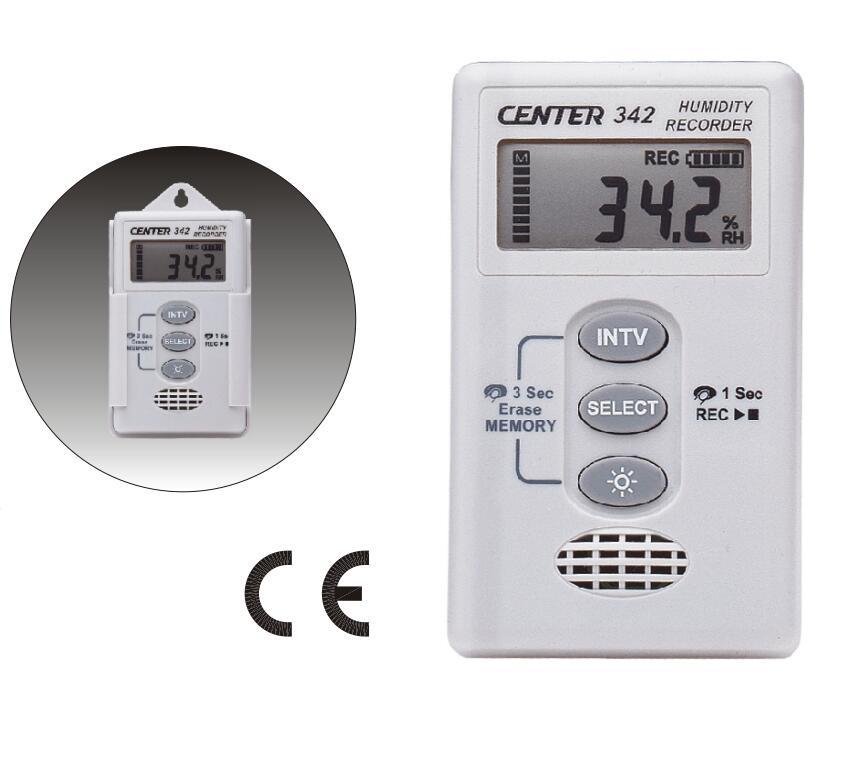 CENTER 342 Humidity Temperature Dataloggers Wall Mount PC Interface✦Kd