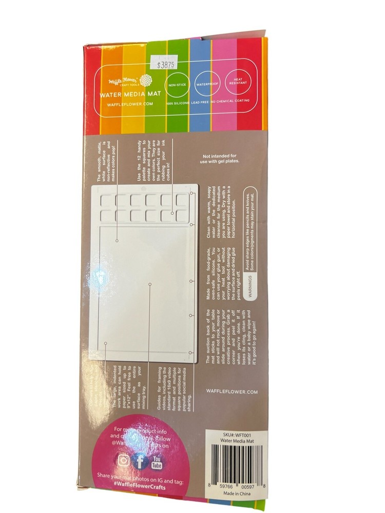 Waffle Flower Water Media Mat