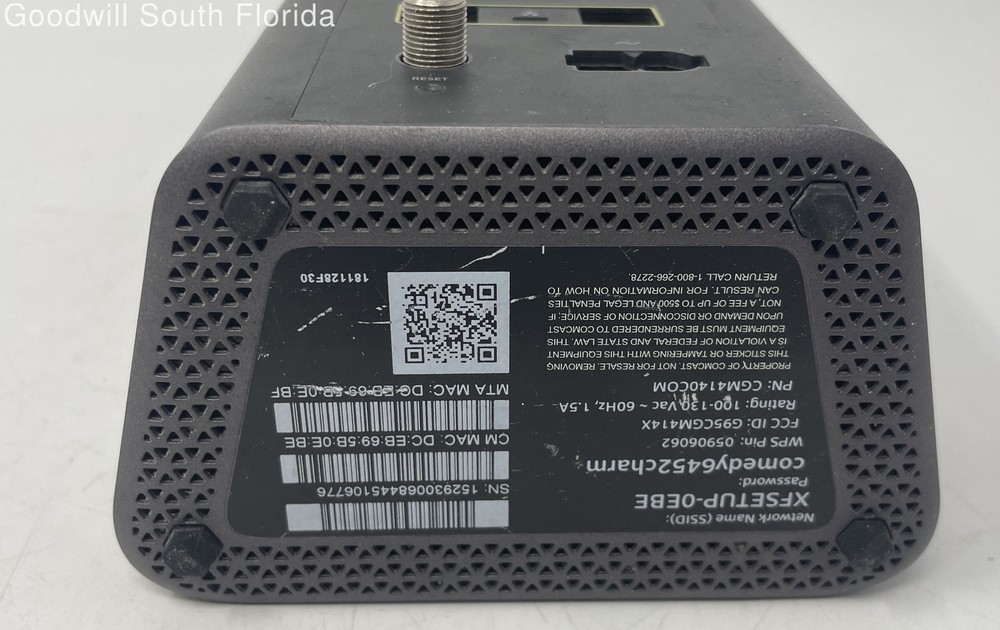 Xfinity XB6-T CGM4140COM Comcast Wi-Fi Router & Cable Modem Not Tested