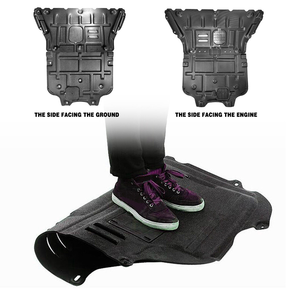 2Pcs Engine Splash Guard For Audi A4 2017-2024 Under Engine Shield Cover Board