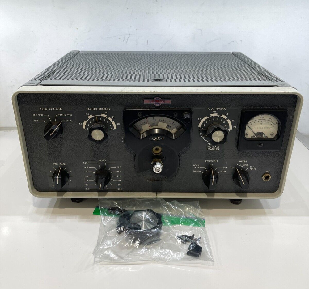 Collins 32S-1 Transmitter - broken knob not tested