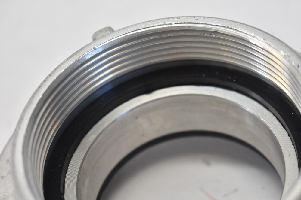 Storz 65 Adapter Coupling 3" NPSH Female Hose Socket Valve Tool Threaded Silver
