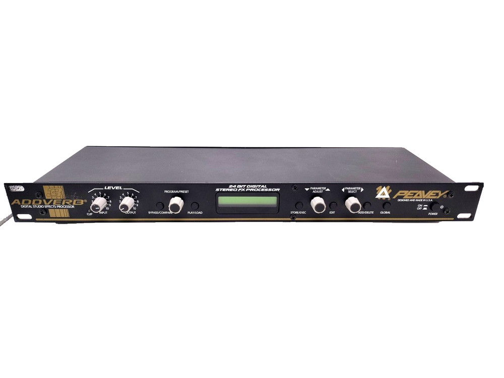 Peavey AddVerb III 3 Digital Studio Effect Processor Rack Mount Tested No Cables