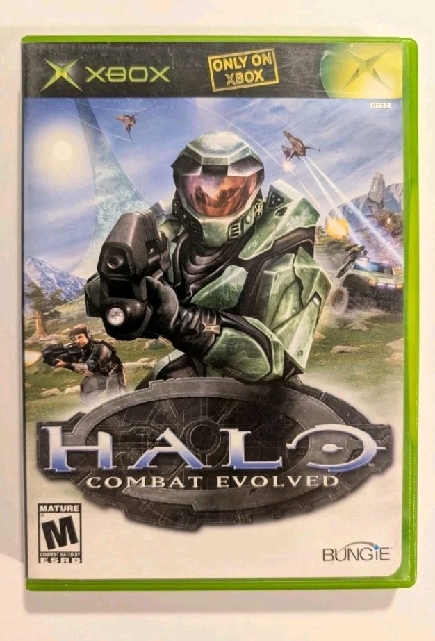 Halo: Combat Evolved (Xbox, First Print  Authentic Replacement Case Only