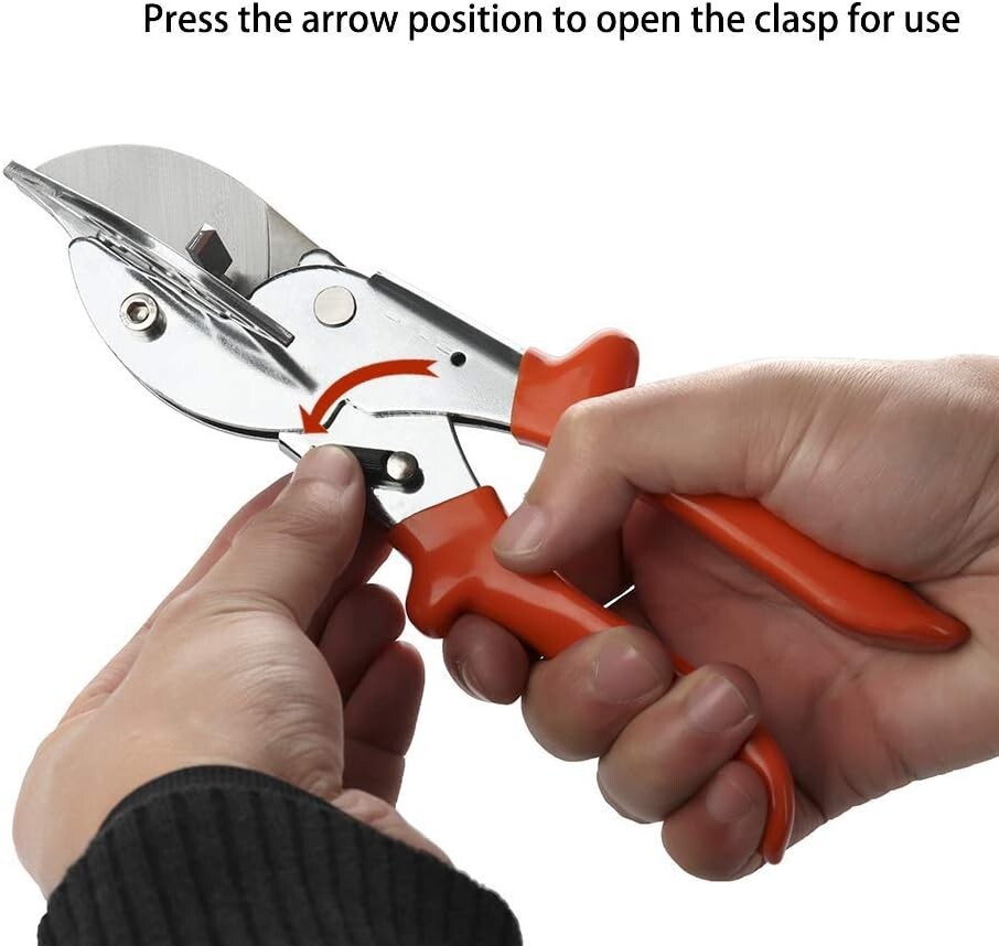 Multi Angle Miter Shear Cutter Hand Tools,45-135 Degree Adjustable Angle Sciece