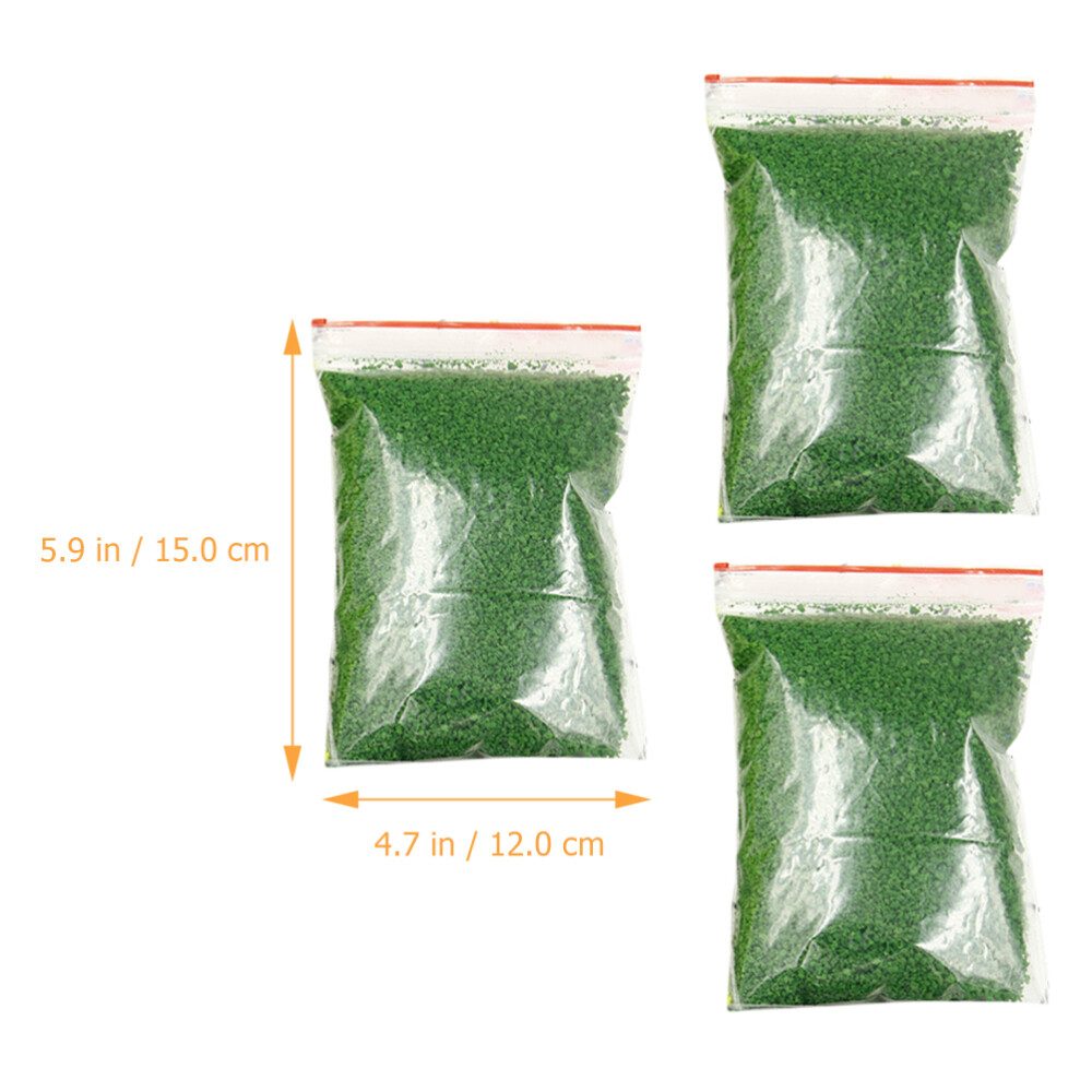 3 Pack Sponge Moss Powder for Miniature Landscape and Model Making