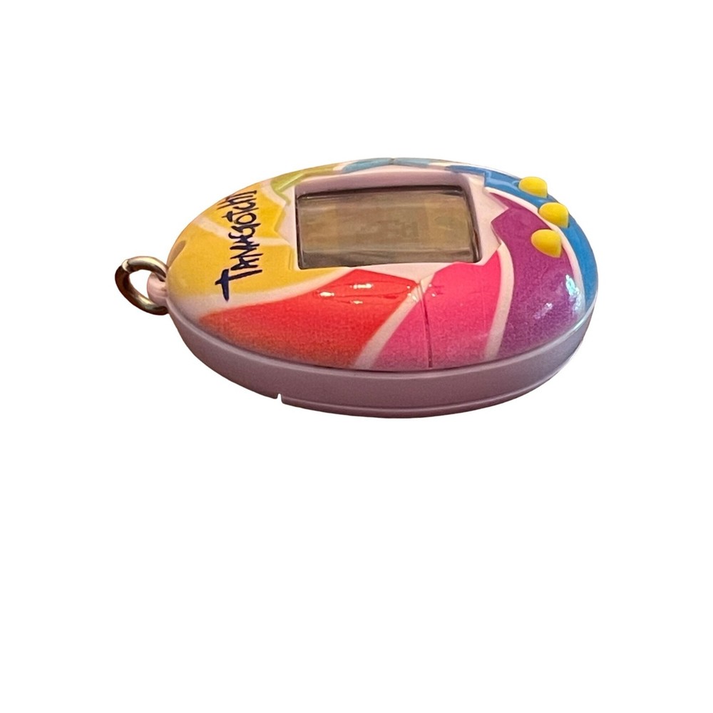 2017 Tamagotchi Rainbow Candy Swirl Tested Working