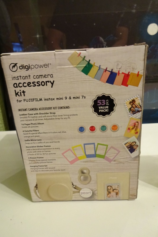 Digipower Instant Camera Accessory Kit & Album,Clip & Frame Kit NEW