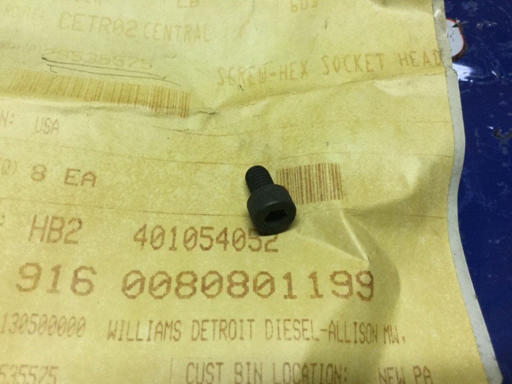 Allison Hex Socket Head Screw 29535575
