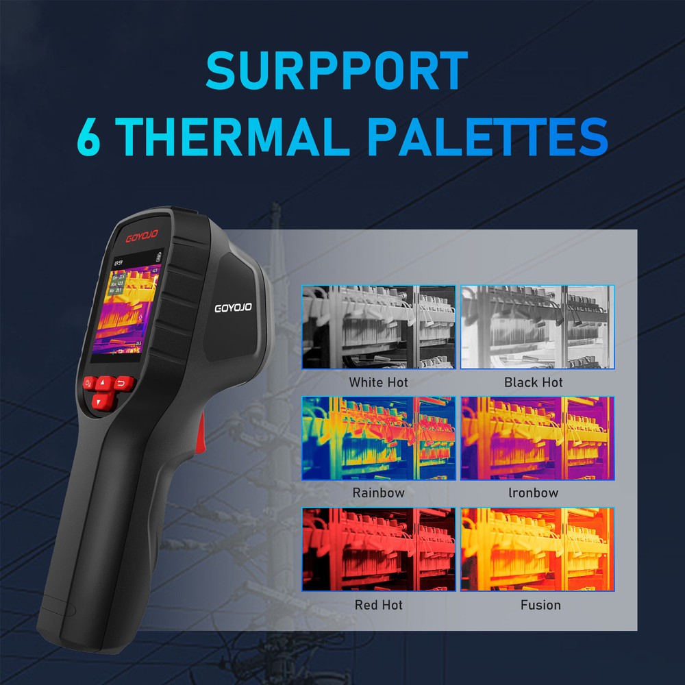 Infrared Thermal Imager 2MP Visible Light Imaging Dual Camera 192x192 Resolution