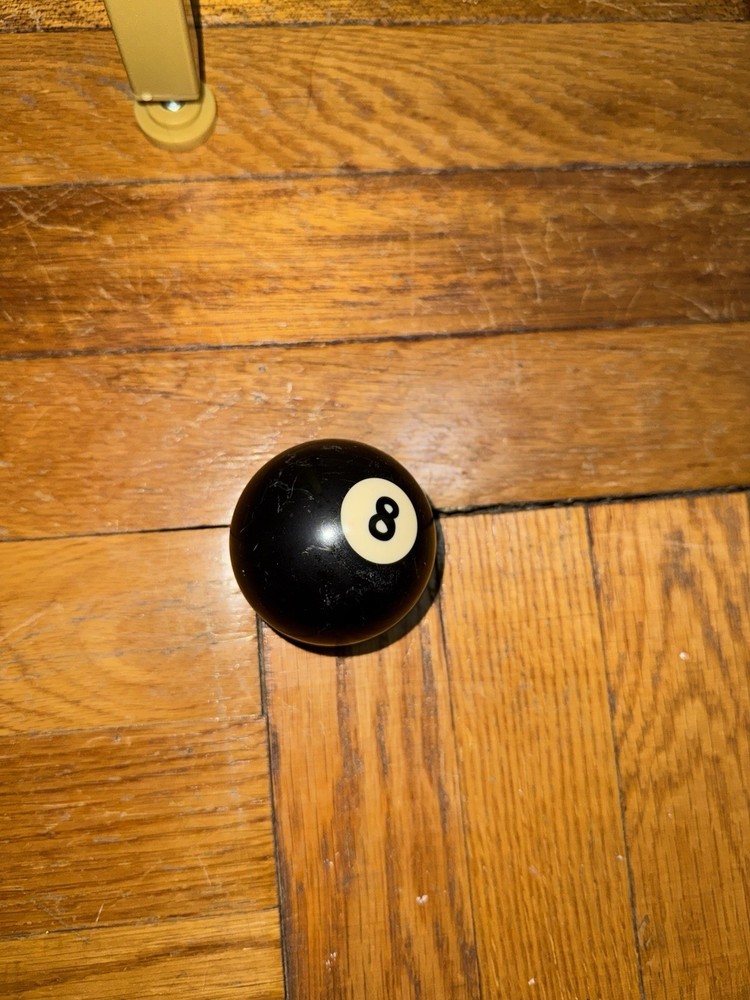 Single Black 8 Ball Billiard Ball for Pool Table Game Replacement Accessory