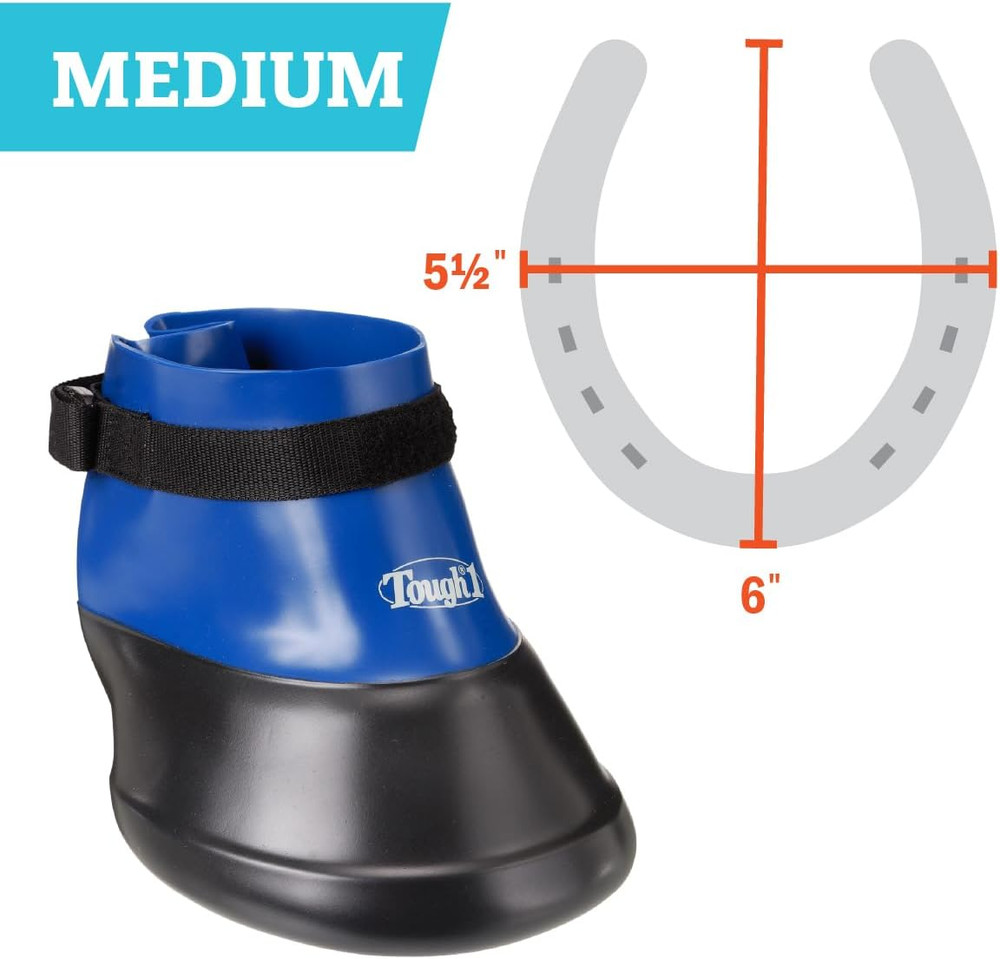 Hoof Saver Boot, Royal Blue, Medium