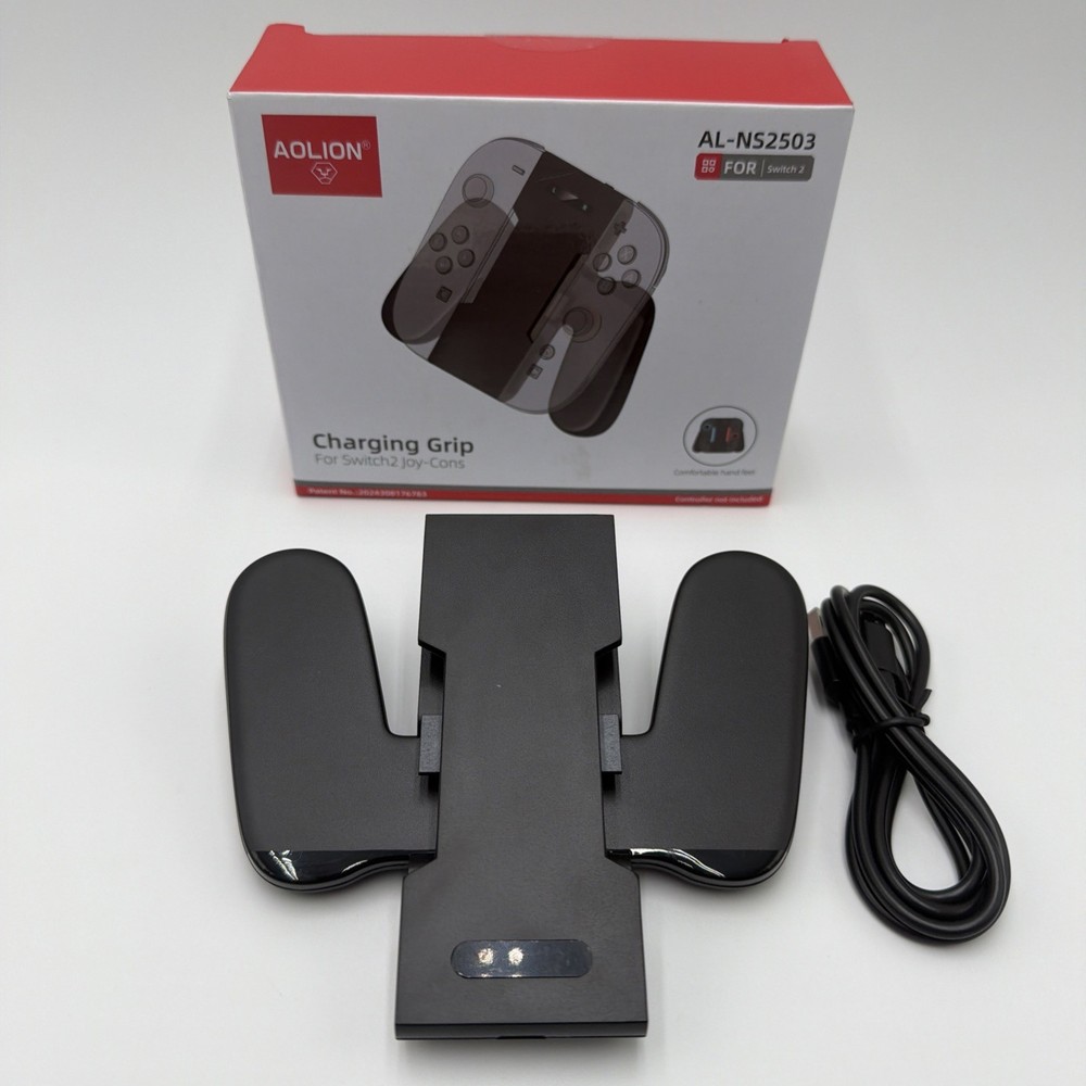 Aolion AL-NS2503 Charging Grip For Nintendo Switch 2 Joy-Con Controller Dock USB