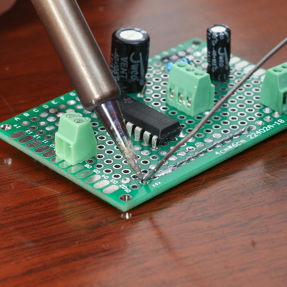 60 Pcs PCB Board Circuits Boards Kit | 28 Double-Sided Prototyping PCBs 60PCs