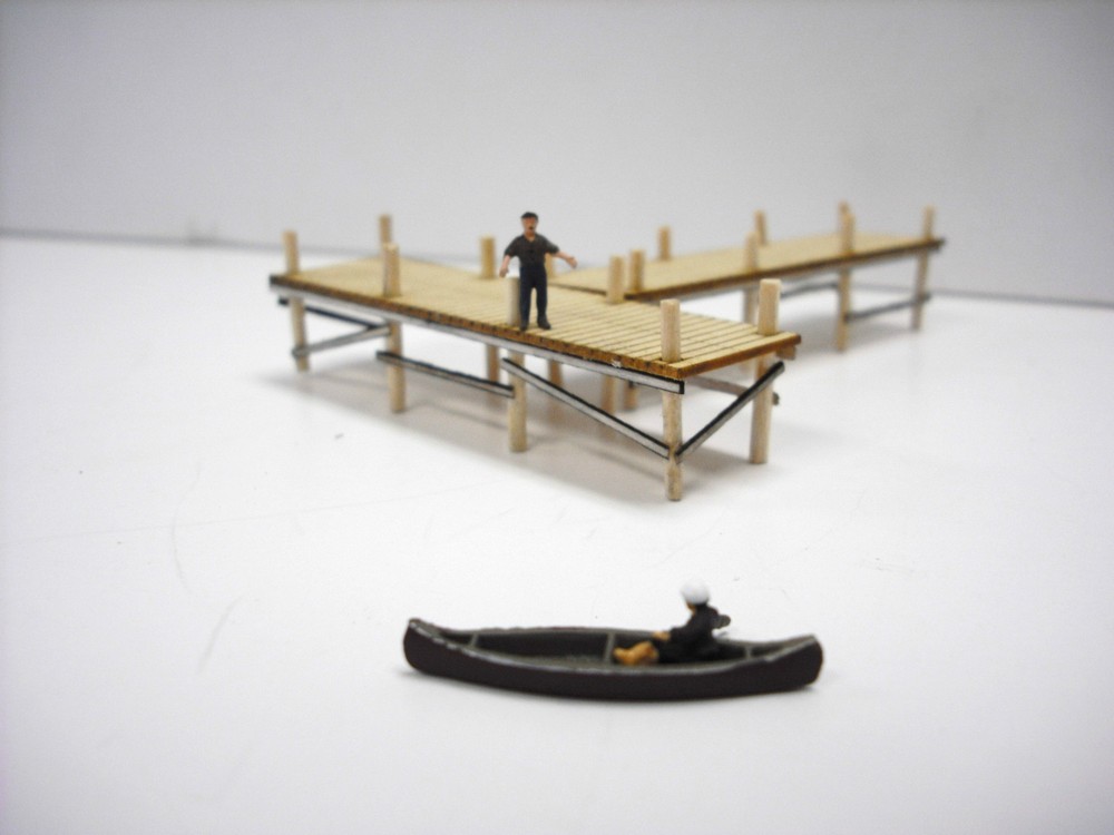 N Scale Laser Cut Boat Dock Pier Kit