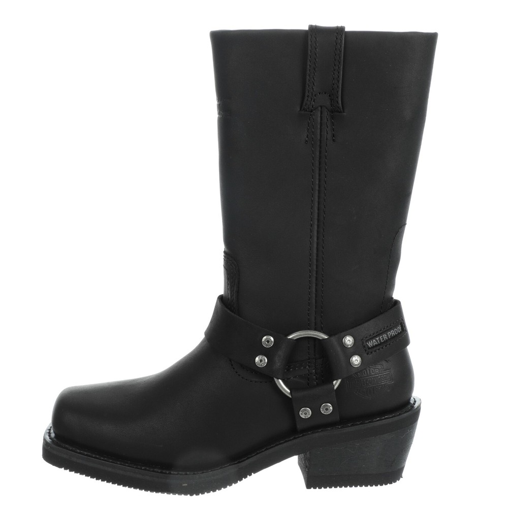 Womens Black Harley Boots Size 5.5