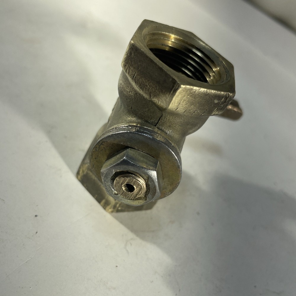 Old solid brass gas valve 3/4” inch McD. G