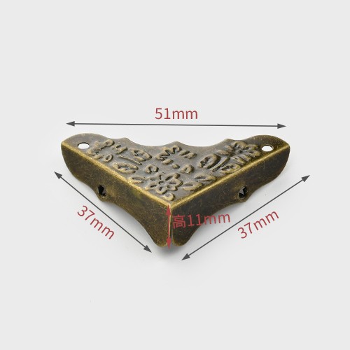 10Pcs antique corner protector, iron decorative corner, right angle, reinforced
