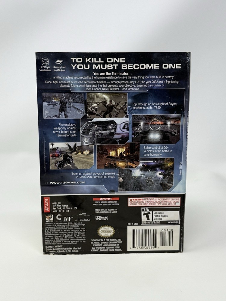 Terminator 3: The Redemption (Authentic Case Only) Nintendo GameCube | Ship Fast