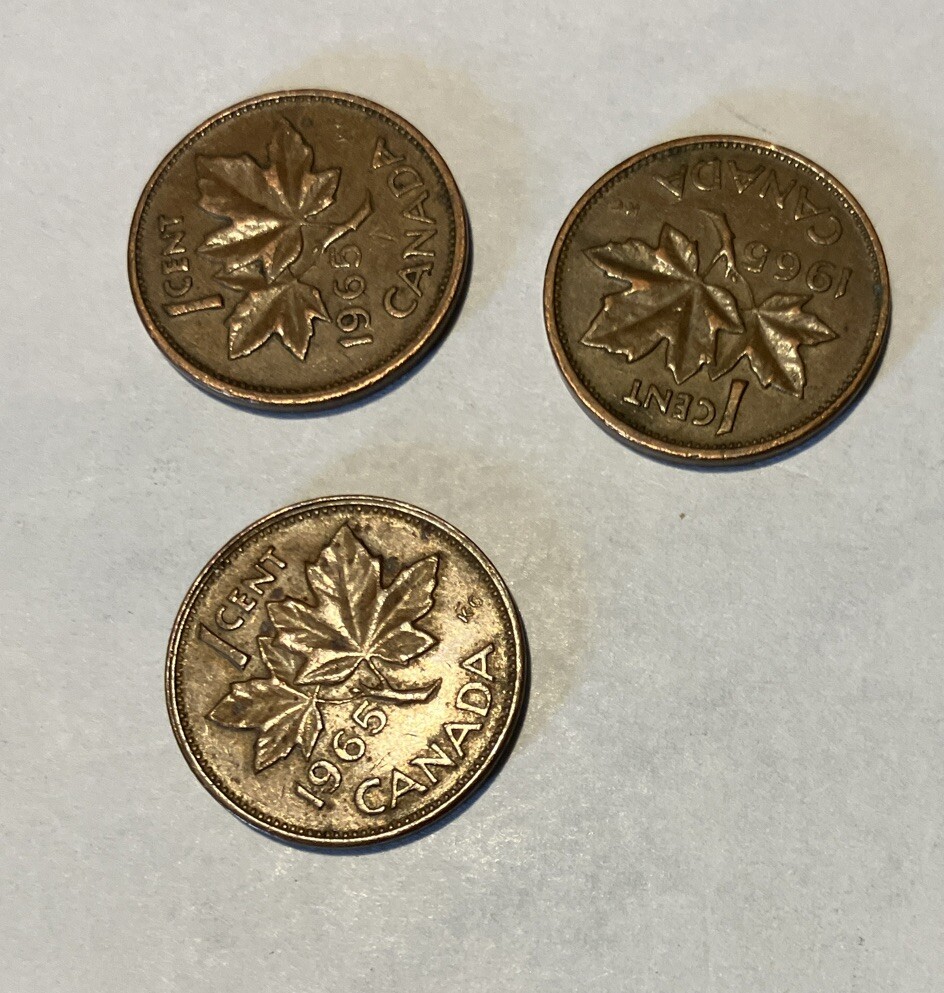 1965 Canadian One Cent