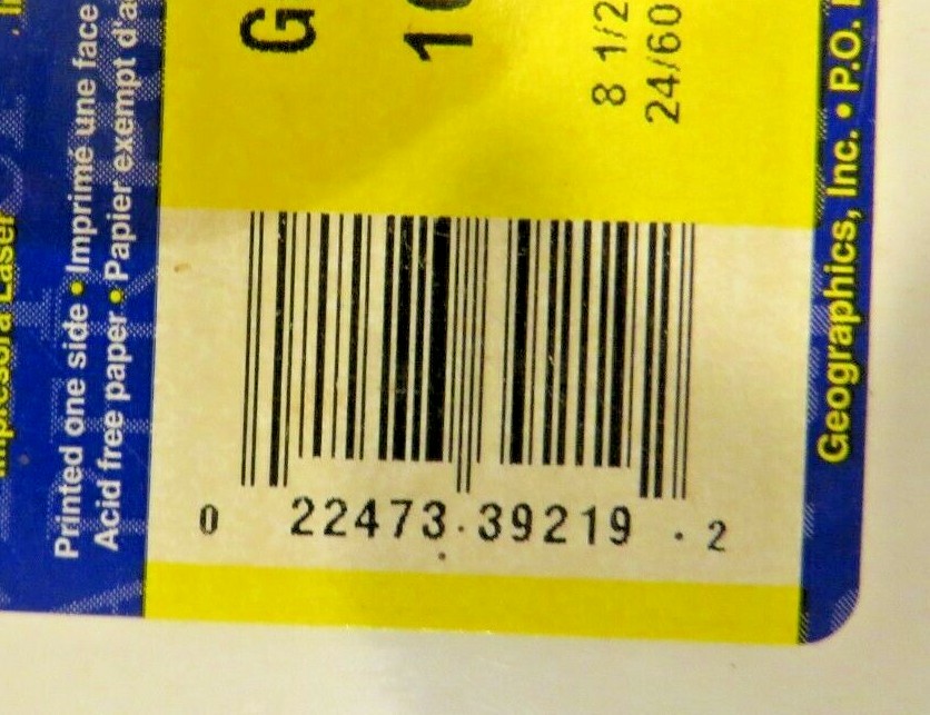 Geographics Design Paper GeoParty Design 100 Sheets Sealed Pkg #2938