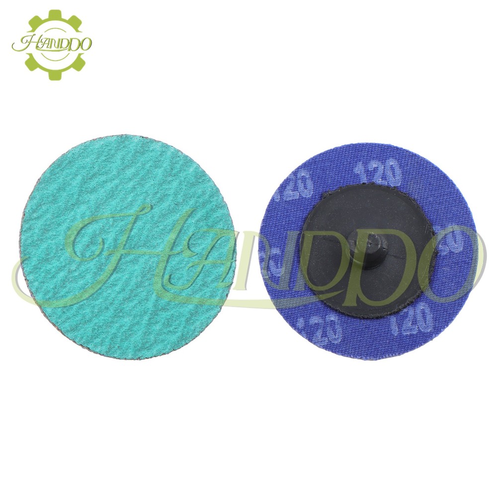 136PC 2" Roll Lock Sanding Discs Die Grinder Quick Change Disc Set W/ 1/4 Holder