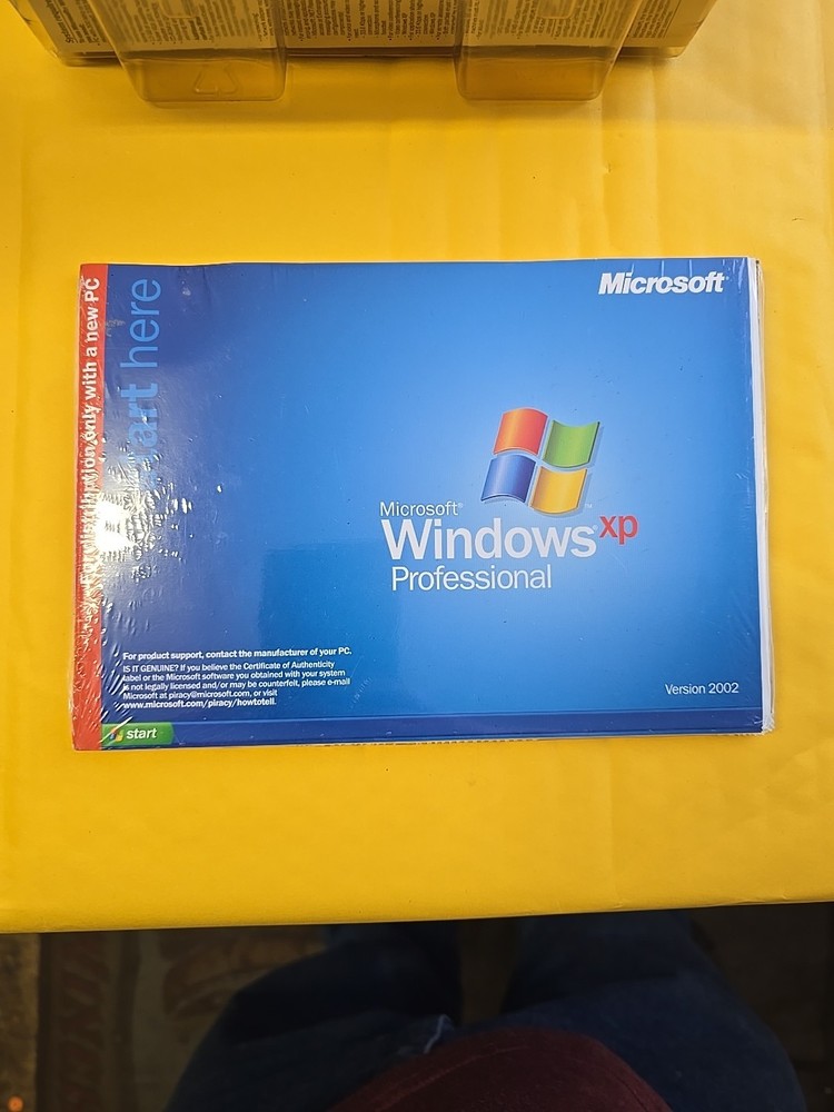 MICROSOFT WINDOWS XP PROFESSIONAL w/SP2 FULL OPERATING SYSTEM MS WIN PRO 32 Bit