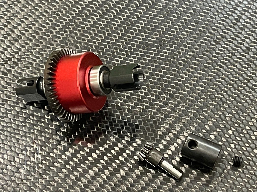 Front / Rear Differential Diff for Arrma Fireteam MOJAVE 6s BLX Red