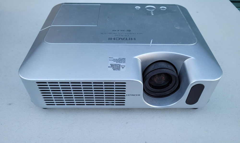 Hitachi CP-X250WF 2000 Lumens Projector Tested and Working