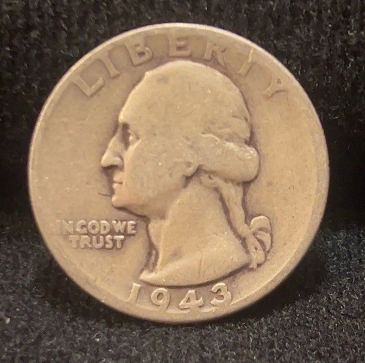 1943 P Washington Quarter 90% Silver