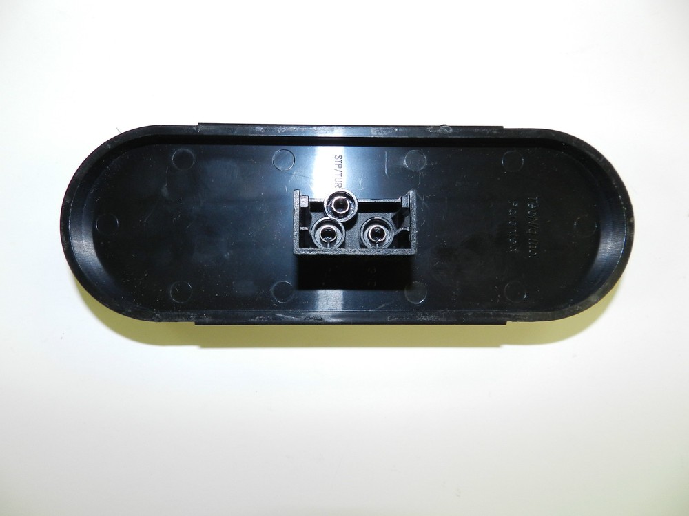 (2) Trailer Truck LED Sealed RED 6" Oval Stop/Turn/Tail Light TECNIQ USA