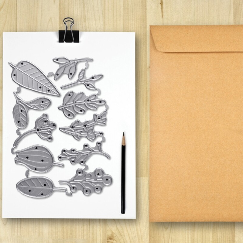 Tree Leaves Invitation Cutting Dies DIY Craft Dies Handmade Ability Developing