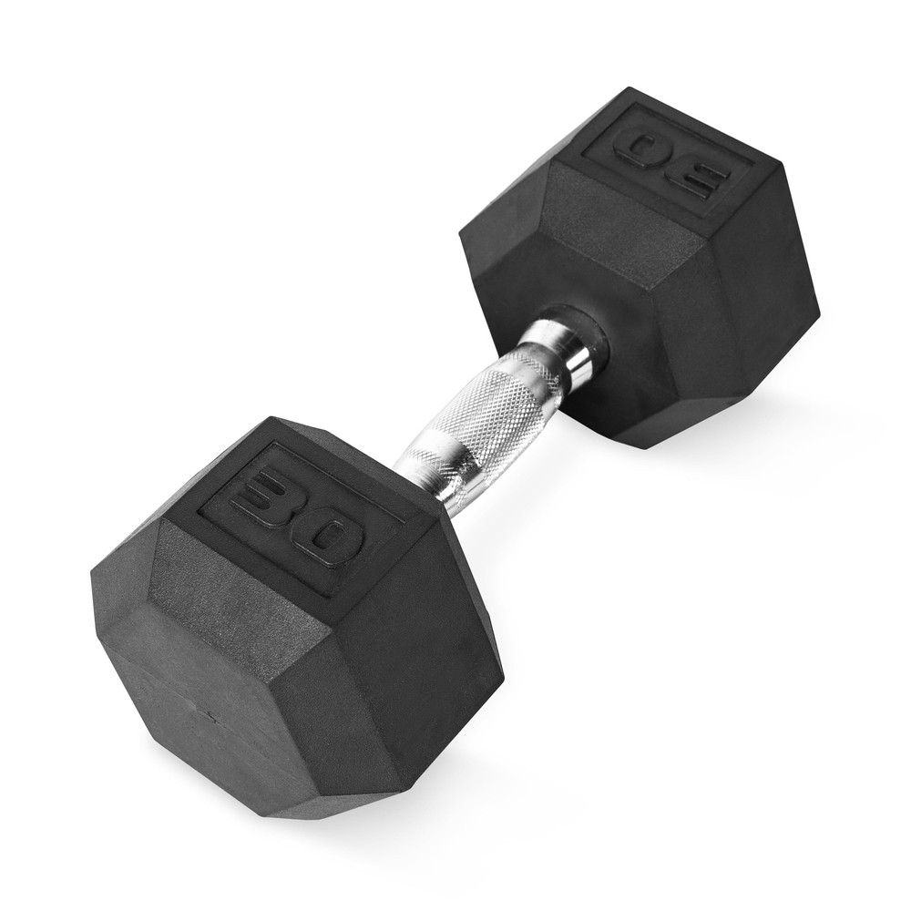 550Lb Rubber Hex Dumbbell Set