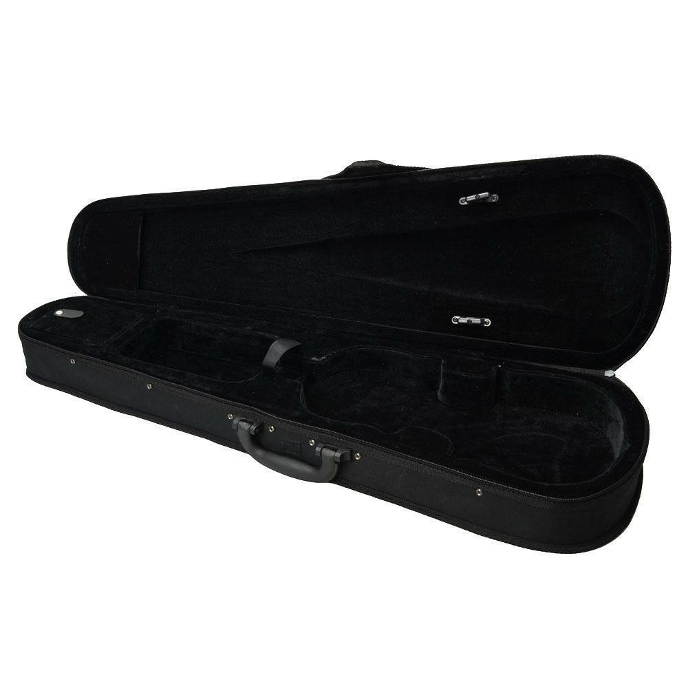 4/4 Cloth Fluff Triangle Shape Black Violin Case
