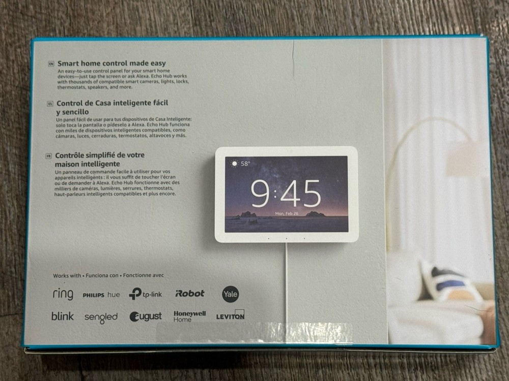 Amazon Echo Hub 8" Smart Home Control Panel With Alexa (G6A87E) - NEW SEALED