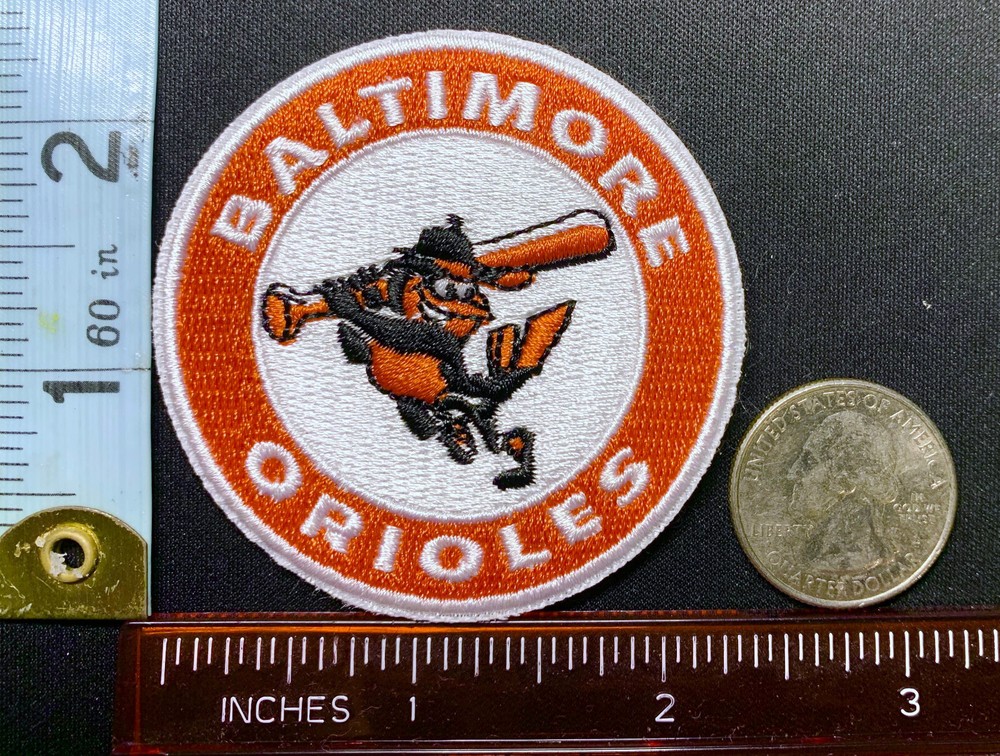 Baltimore Orioles Throwback Patch | 2.5" x 2.5" | Iron On & Sew On | Free Ship